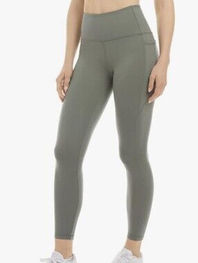 Danskin Brushed Sage Green High-Waist Athletic Leggings